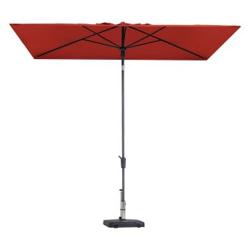 Umbrelă de soare roșie 200x300 cm Mikros - Madison