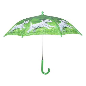 Umbrela pentru copii Dalmatian Verde, Ø71xH58 cm