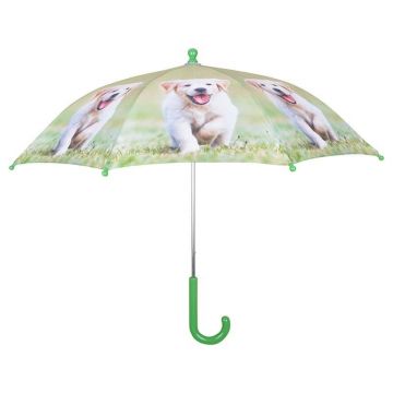 Umbrela pentru copii Labrador Verde, Ø71xH58 cm