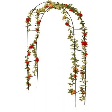 Arcada decorativa Rose, 140x36x240 cm, metal