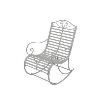 Fotoliu de grădină alb din metal Tambo - Garden Pleasure