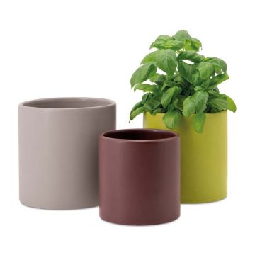 Ghivece din porțelan pentru ierburi aromatice 3 buc. Siena - Remember