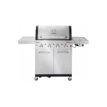 Gratar pe gaz din inox Char-Broil Professional Pro S 4, grile din fonta, sear burner, TRU-Infrared 140921