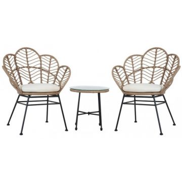 Set mobilier de balcon Koralia, natur