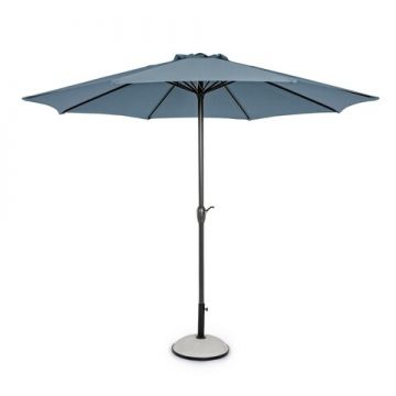 Umbrela pentru gradina/terasa Kalife, Bizzotto, Ø300 cm, stalp Ø46/48 mm, aluminiu/poliester, albastru cloud