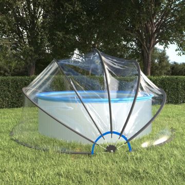 vidaXL Cupolă pentru piscină, 500 x 250 cm