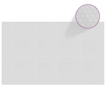 vidaXL Folie solară plutitoare de piscină, gri, 260 x 160 cm, PE