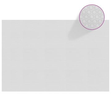 vidaXL Folie solară plutitoare de piscină, gri, 300 x 200 cm, PE