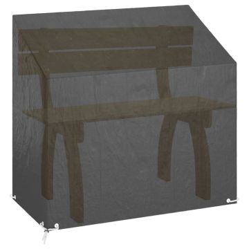 vidaXL Husă scaun grădină, 8 ocheți, 130x70x70/88 cm, polietilenă