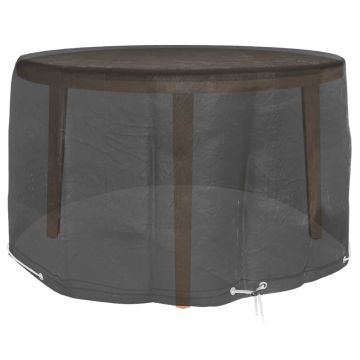 vidaXL Huse mobilier de grădină, 2 buc., 6 ocheți, rotund, Ø125x75 cm