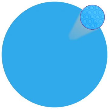 vidaXL Prelată de piscină, albastru, 527 cm, PE