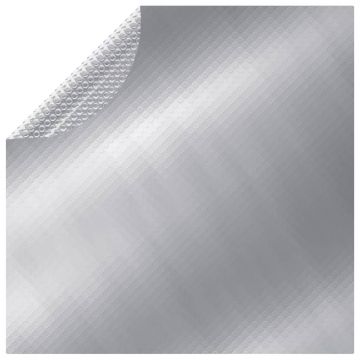 vidaXL Prelată de piscină, argintiu, 210 cm, PE