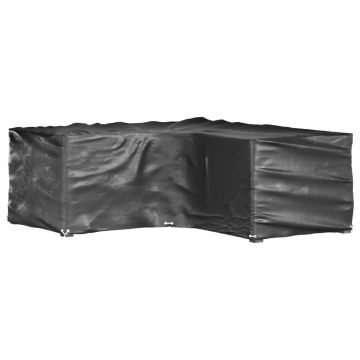 vidaXL Huse mobilier grădină formă L, 2 buc, 16 ocheți, 215x215x70 cm