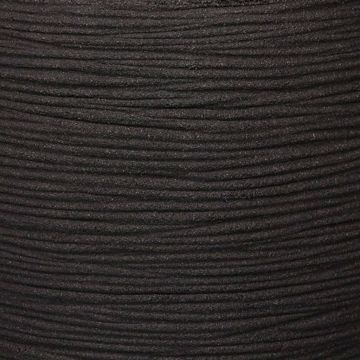 Capi Jardinieră în formă de ou Nature Rib, negru, 35x34 cm, KBLR932
