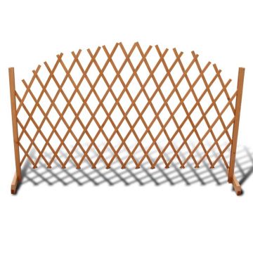 Gard cu zabrele, 180 x 100 cm, lemn masiv