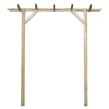 Pergola de gradina, 200 x 40 x 205 cm, lemn