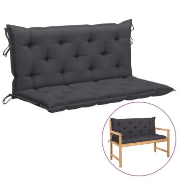 Perna pentru balansoar, antracit, 120 cm, material textil