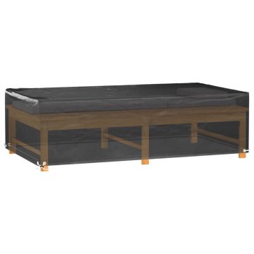 vidaXL Husă mobilier de grădină, 8 ocheți 125x70x35 cm dreptunghiulară