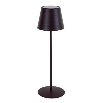 Lampa LED de exterior Etna, Bizzotto, 12x38 cm, otel, negru