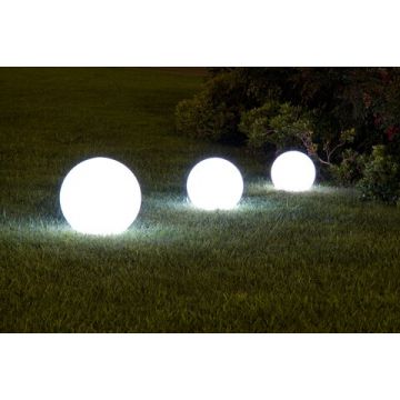 Lampa LED de gradina Ball, Bizzotto, Ø35 cm, 16 culori, cu telecomanda