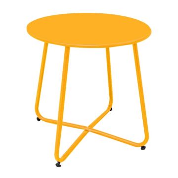 Măsuță auxiliară de grădină rotundă din metal ø 45 cm Luna – LDK Garden Măsuță auxiliară de grădină rotundă din metal ø 45 cm Luna – LDK Garden