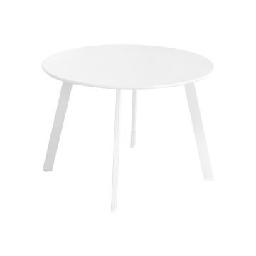 Măsuță de cafea pentru grădină rotundă din metal ø 60 cm Marzia – LDK Garden