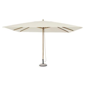 Umbrela pentru gradina/terasa Eclipse, Bizzotto, 400 x 300 x 270 cm, stalp 20 x 35 mm, aluminiu/poliester, natural