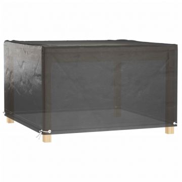 vidaXL Husă pentru mobilier de grădină, 8 ocheți, 125x125x75 cm pătrat