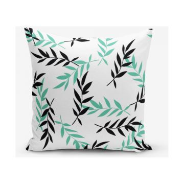 Față de pernă cu amestec din bumbac Minimalist Cushion Covers Black Tea, 45 x 45 cm