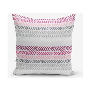 Față de pernă cu amestec din bumbac Minimalist Cushion Covers Zig, 45 x 45 cm