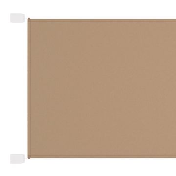 vidaXL Copertină verticală, gri taupe, 180x800 cm, țesătură oxford