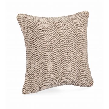 Fata perna decorativa de exterior, Dadra Bej / Maro, 45 x 45 cm