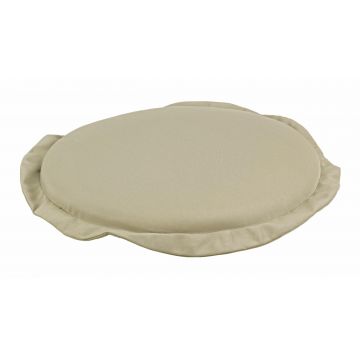 Perna de sezut decorativa cu husa detasabila, Havana Poly230 Grej, Ø42xH3 cm