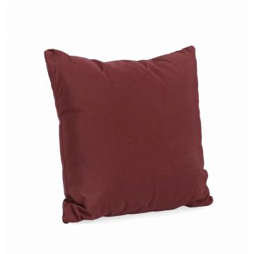 Perna decorativa cu husa detasabila, Enza Burgundy, L45xl45 cm