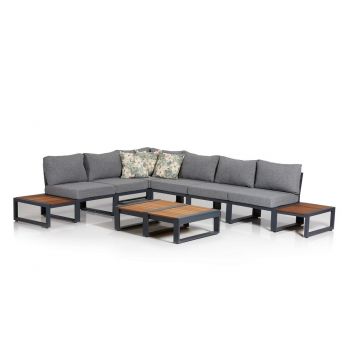 Set mobilier de gradina, Clara, Lapuarta Bahçe Oturma Grubu, Multicolor