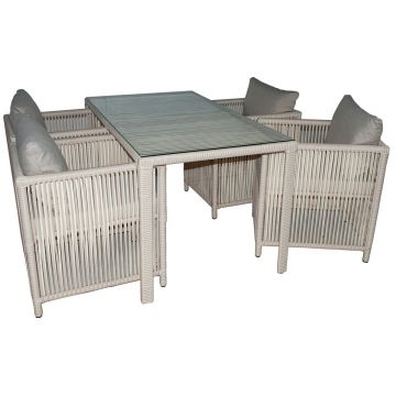 Set mobilier de gradina, Jumilla, Mana 2, Maro deschis