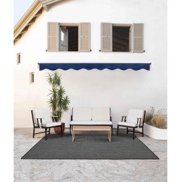 Canapea De Gradina Cu 2 Locuri Boran, 137 X 84 X 74 Cm