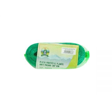 Plasa protectie anti-pasari, daunatori Micul Fermier GF-1858, 2x10m, verde