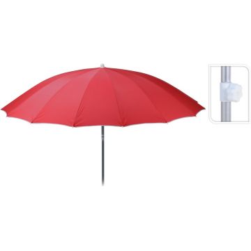 Umbrela pentru plaja Red, Ø240 cm, rosu