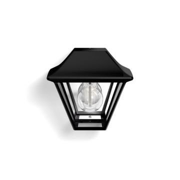 Aplica exterior Philips Alpenglow, negru, 1xE27, 42 W, IP44