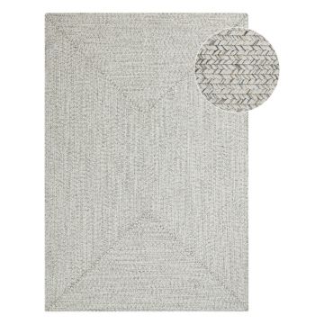 Covor alb/bej de exterior 230x160 cm - NORTHRUGS