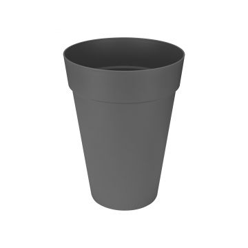 Ghiveci Elho Loft Urban High, plastic, antracit,  diametru 28 cm, 37.6 cm