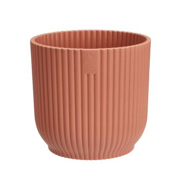 Ghiveci Elho Vibes Round mini, plastic, roz, diametru 9 cm, 9 cm