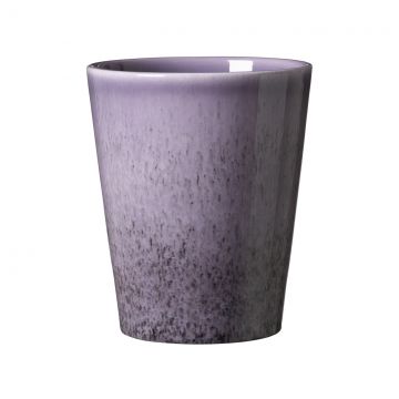 Ghiveci SK Medina Glaze, ceramica, mov, diametru 13 cm, 15 cm
