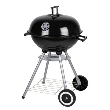 Gratar pe carbune BBQ Collection Compact Kettle, cu capac, 47 cm diametru, 76 cm inaltime