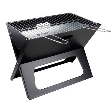 Gratar portabil si pliabil BBQ Collection, otel inoxidabil, 46 x 28 x 36.5 cm