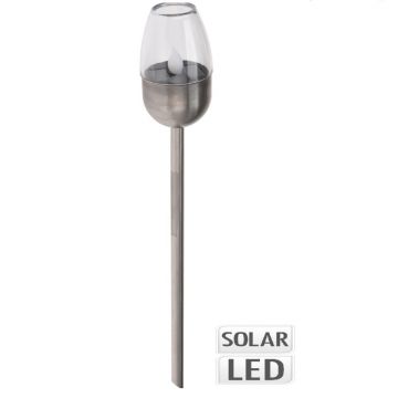 Lampa solara cu LED Candle, de gradina, 1 x LED, lumina calda, 39 cm
