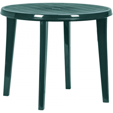 Masa rotunda pentru gradina Keter Lisa, plastic, 90 x 73 cm, verde inchis