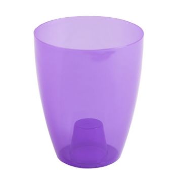 Masca Miltonia Crystal, plastic, lavanda, 2.45 l, diametru 16.3 cm, 16.3 cm