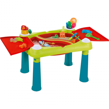 Masuta activitati creative copii, Keter Creative Fun Table, plastic, 79x56x50cm, rosu/turcoaz Masuta activitati creative copii, Keter Creative Fun Table, plastic, 79x56x50cm, rosu/turcoaz